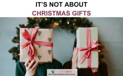 It’s not about Christmas gifts